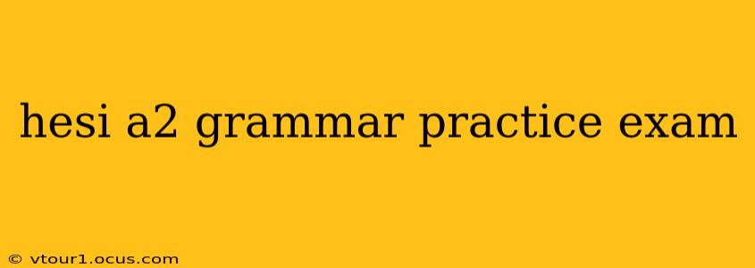 hesi a2 grammar practice exam