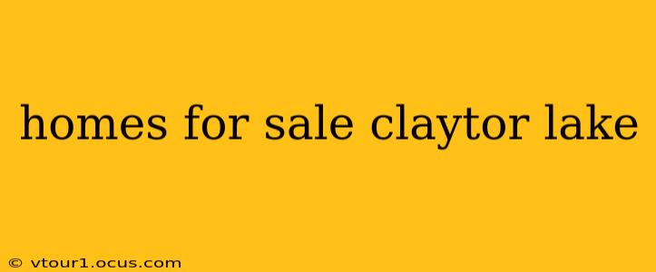 homes for sale claytor lake