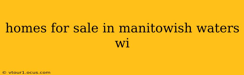 homes for sale in manitowish waters wi