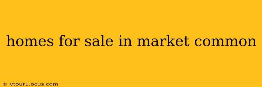 homes for sale in market common