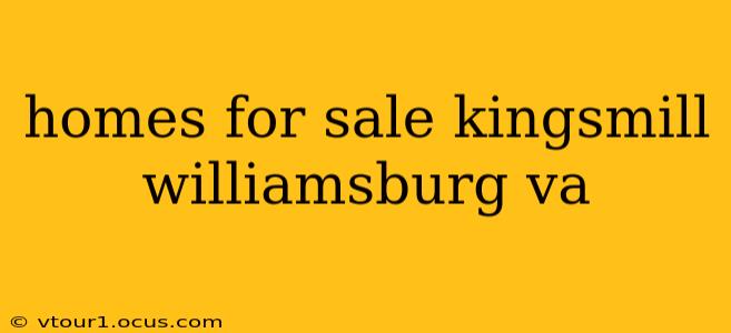homes for sale kingsmill williamsburg va