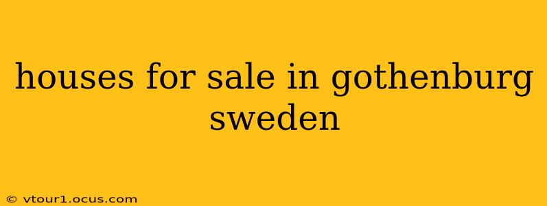 houses for sale in gothenburg sweden