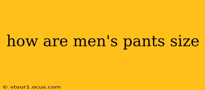 how are men's pants size