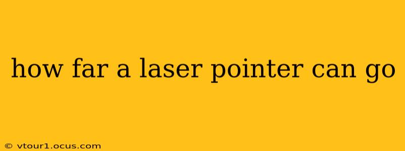 how far a laser pointer can go