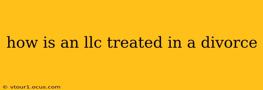 how is an llc treated in a divorce