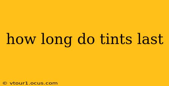 how long do tints last