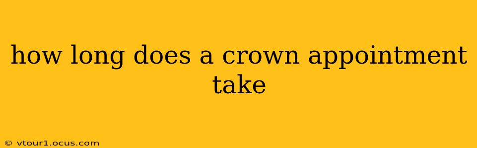 how long does a crown appointment take