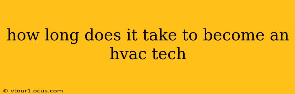 how long does it take to become an hvac tech