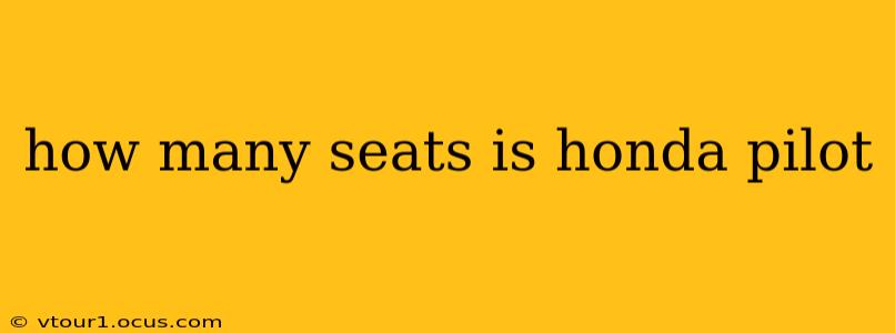 how many seats is honda pilot