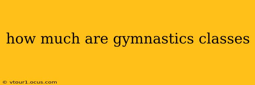 how much are gymnastics classes