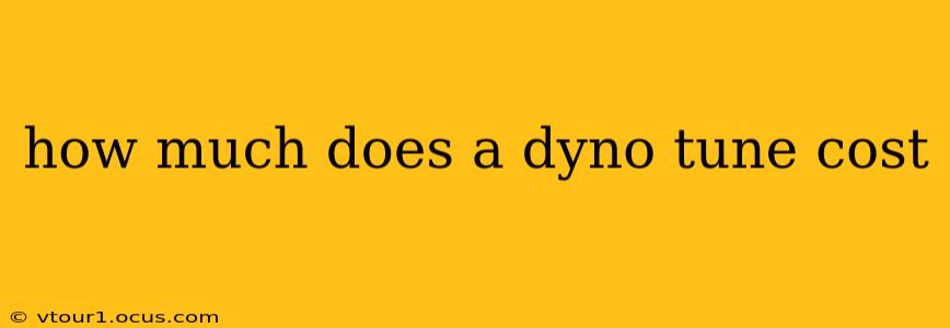 how much does a dyno tune cost