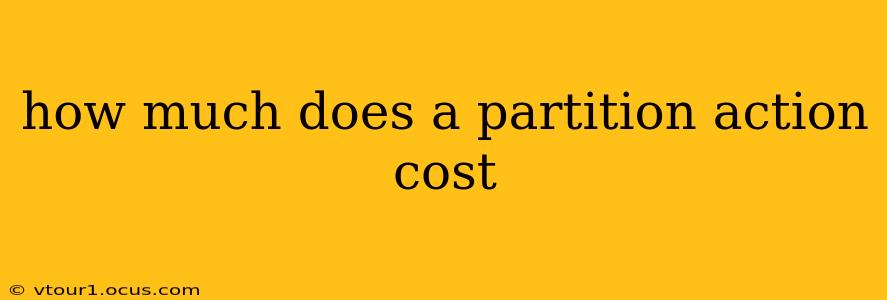 how much does a partition action cost