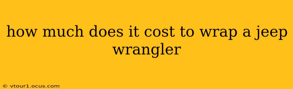 how much does it cost to wrap a jeep wrangler