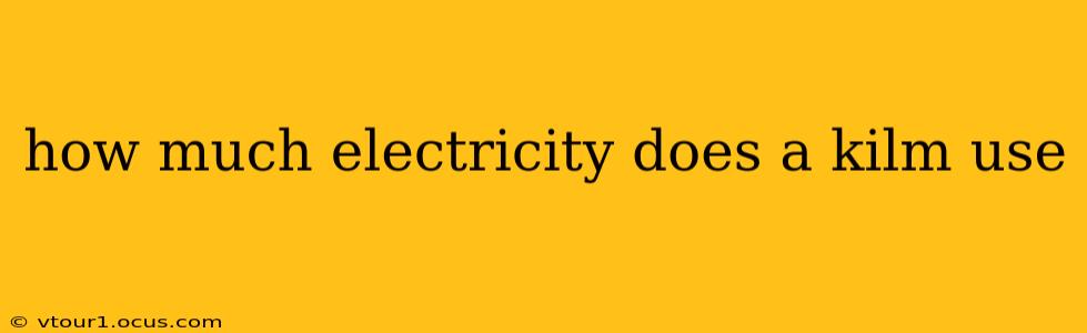 how much electricity does a kilm use