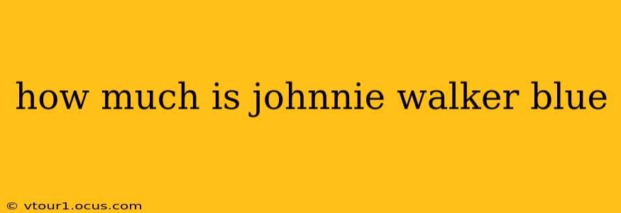 how much is johnnie walker blue