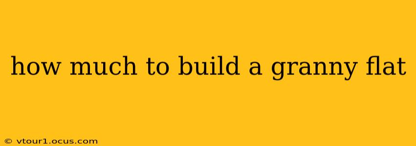 how much to build a granny flat