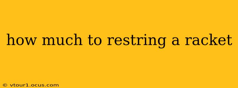 how much to restring a racket