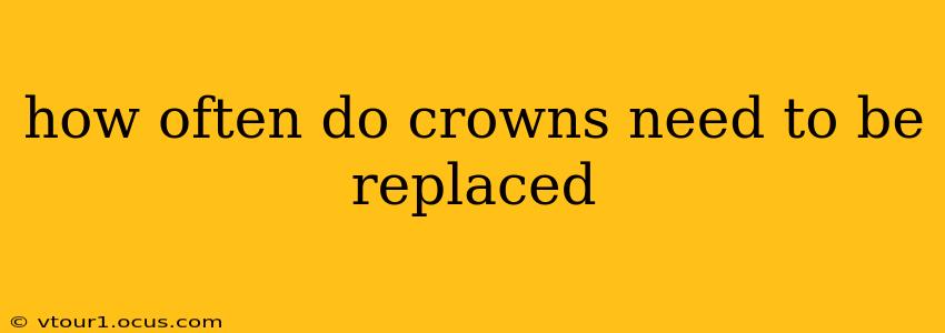 how often do crowns need to be replaced
