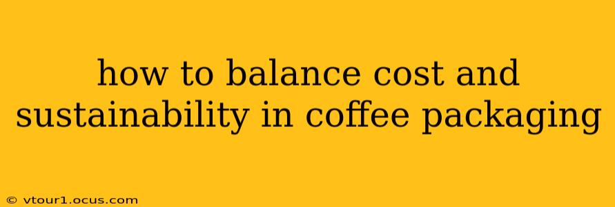how to balance cost and sustainability in coffee packaging