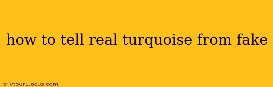 how to tell real turquoise from fake