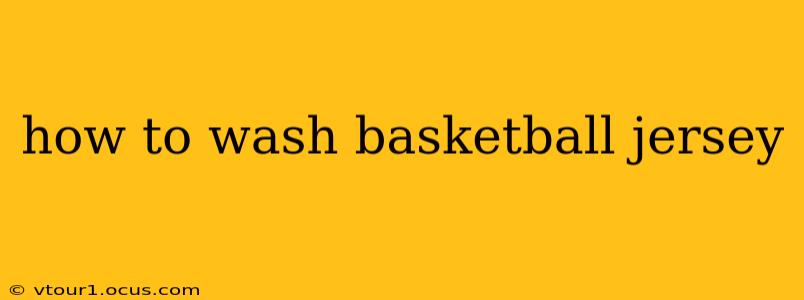 how to wash basketball jersey