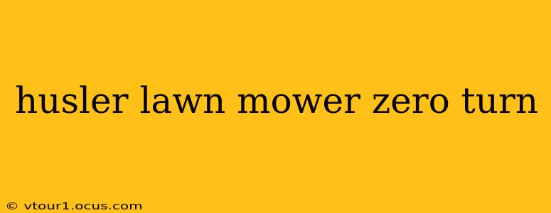 husler lawn mower zero turn