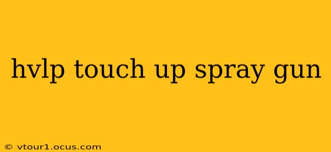 hvlp touch up spray gun