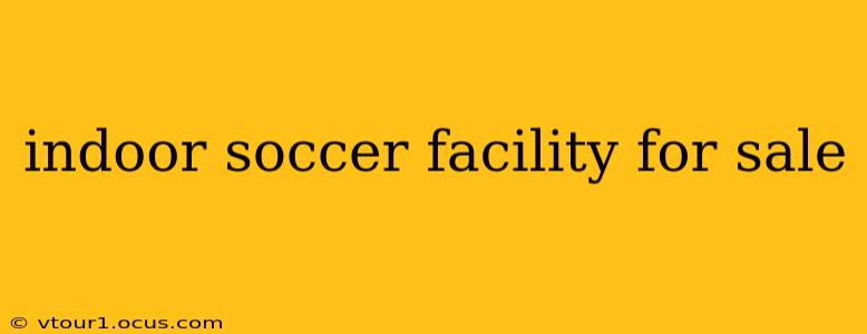 indoor soccer facility for sale