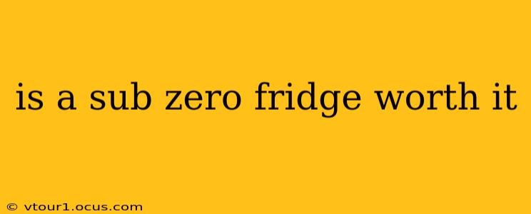 is a sub zero fridge worth it