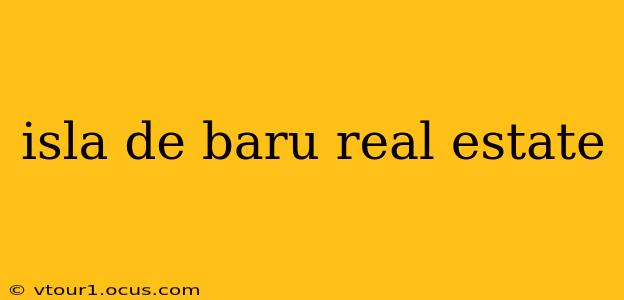 isla de baru real estate