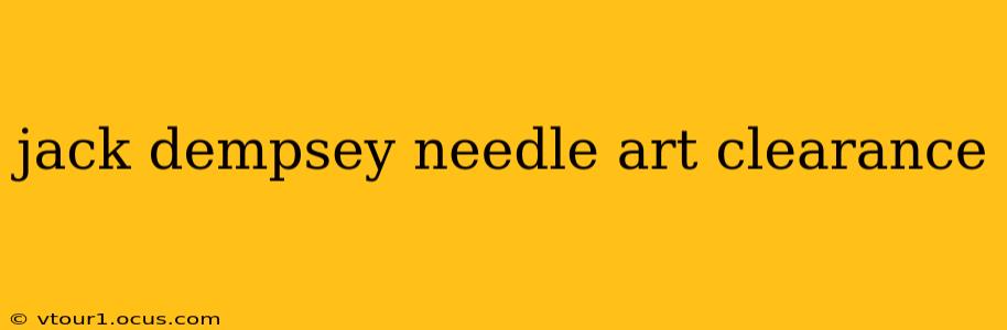 jack dempsey needle art clearance