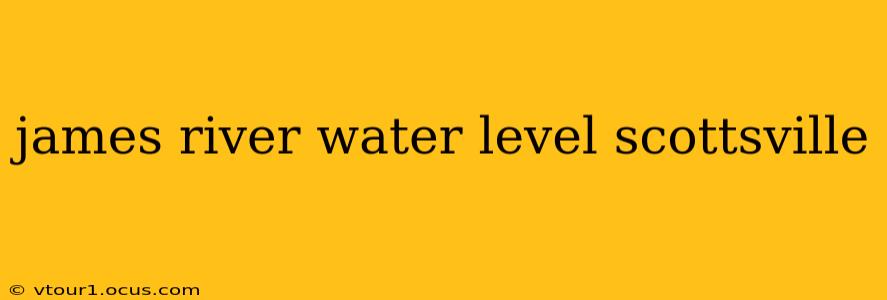 james river water level scottsville