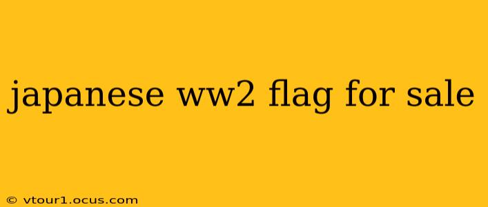 japanese ww2 flag for sale
