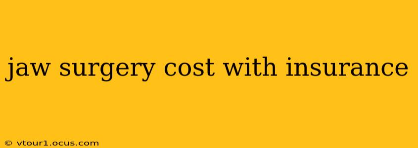 jaw surgery cost with insurance