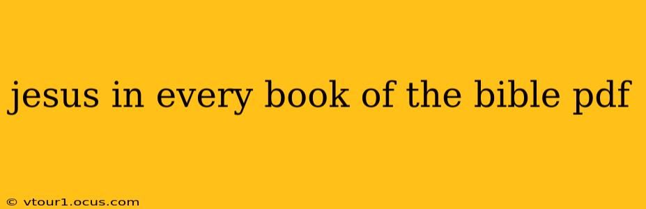 jesus in every book of the bible pdf