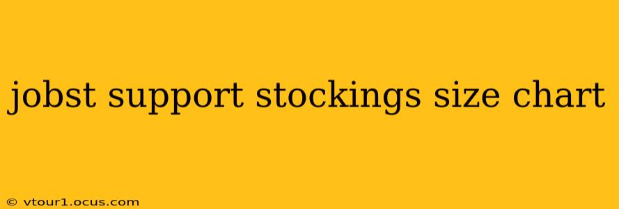 jobst support stockings size chart