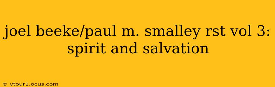 joel beeke/paul m. smalley rst vol 3: spirit and salvation