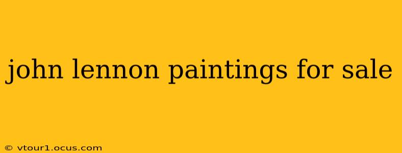 john lennon paintings for sale