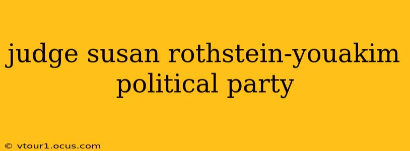 judge susan rothstein-youakim political party