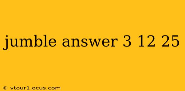 jumble answer 3 12 25