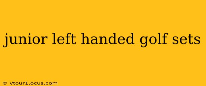 junior left handed golf sets
