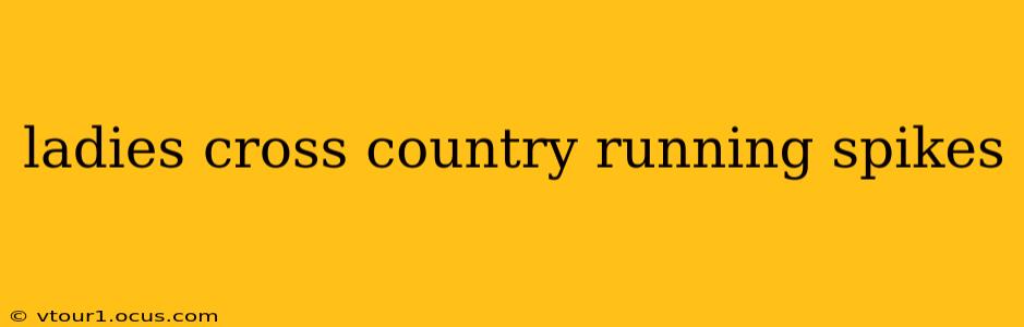 ladies cross country running spikes