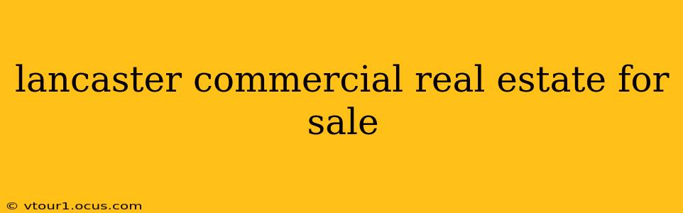 lancaster commercial real estate for sale