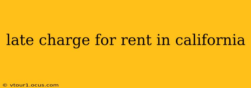 late charge for rent in california