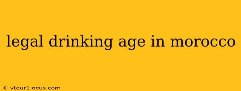 legal drinking age in morocco