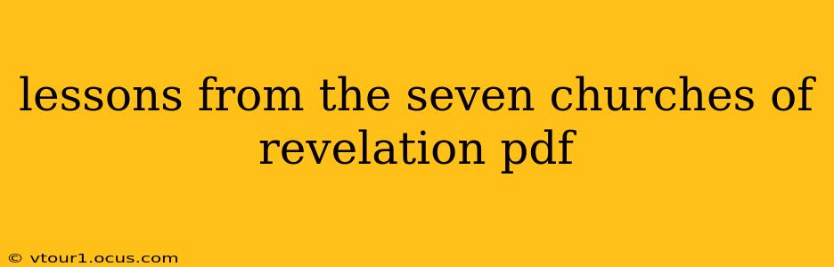 lessons from the seven churches of revelation pdf