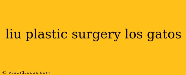 liu plastic surgery los gatos