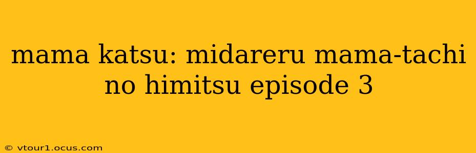 mama katsu: midareru mama-tachi no himitsu episode 3