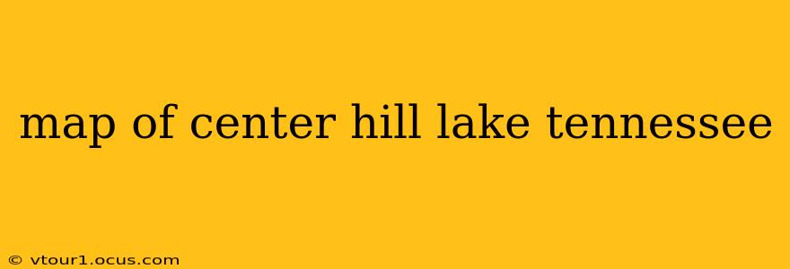 map of center hill lake tennessee