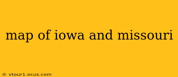 map of iowa and missouri